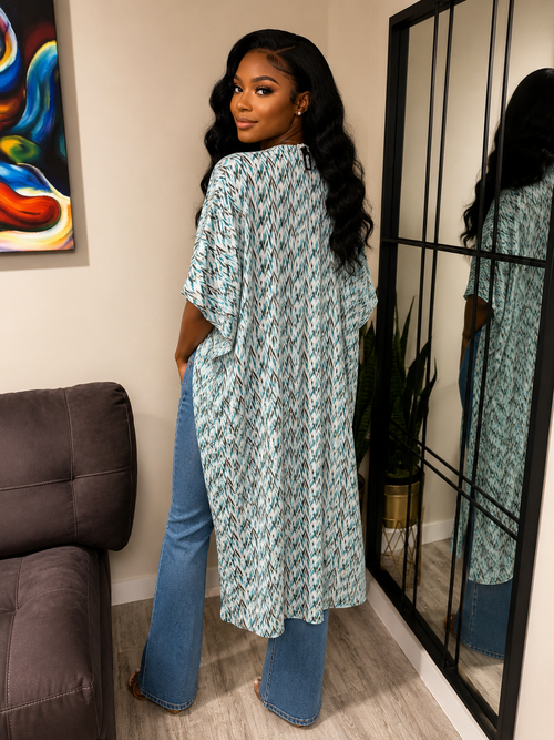Boutique Semi Sheer Lightweight Duster