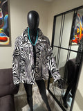 Black & White Zebra Jacket